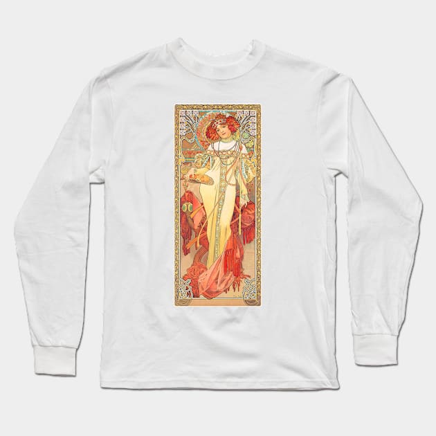 The Seasons, Autumn (1900) Long Sleeve T-Shirt by WAITE-SMITH VINTAGE ART